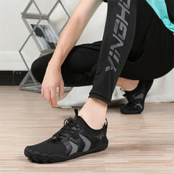 Women Men Water Shoes Five Fingers Upstream Wading Swimming Barefoot Aqua Shoes Beach Seaside Gym Fitness Unisex Sneakers New