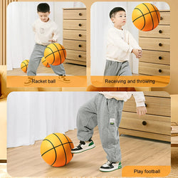 Indoor Silent Basketball High-Resilience Quiet Basketball Lightweight 3/5/7 for Various Indoor Activities