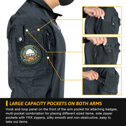 IDOGEAR BSR Tactical Shirt BDU Combat Clothes With Elbow Pads Slight elasticity  Shirt Breathable 3115