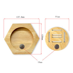 6pcs Medal Display Hanger Rack Creative Decoration Hexagon Honeycomb Medal Storage Holder Case for Sports Events