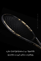 ALPSPORT JL 27-inch strong and durable 4 3/8-inch grip carbon fiber tennis racket suitable for students and teenagers