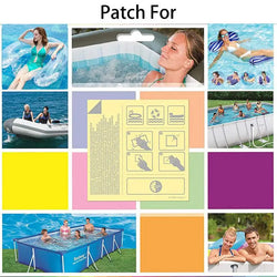 Pool Liner Repair Kit Underwater Repair Kit Sturdy Waterproof Air Mattress Patch Kit Self Adhesive Pvc Inflatable Repair Patch