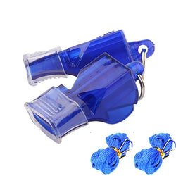 1 Pair Outdoor Survival School Company Game Tools Football Basketball Running Sports Training Referee Coach Plastic Whistle