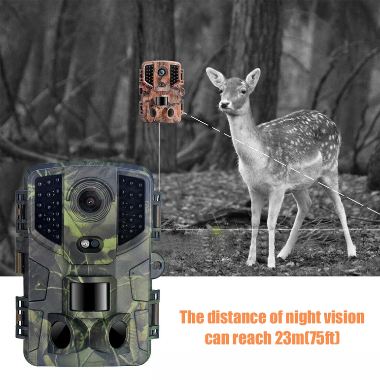 Outdoor Trail Camera 20MP 1080P HD Hunting IP66 Waterproof Infrared Night Vision Motion Activated Surveillance Trap Camera