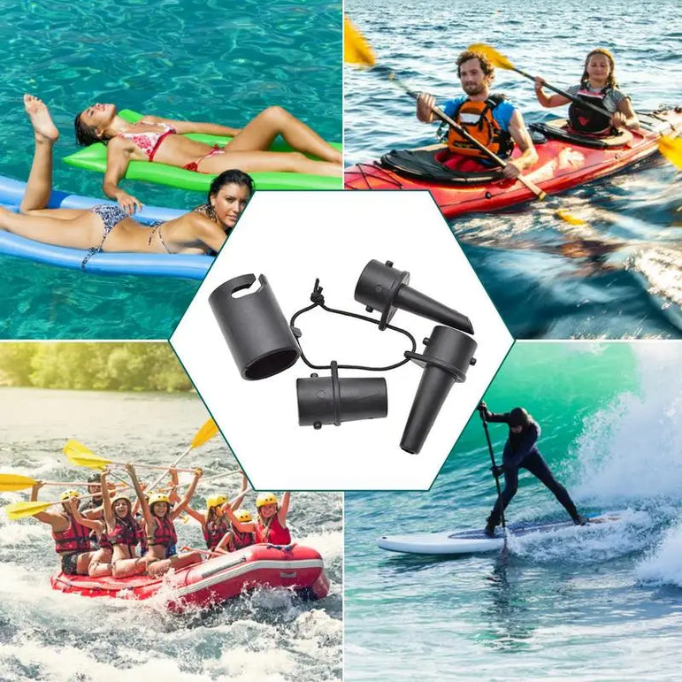 Paddleboard Inflation Air Adapter Pump Adapter Pumping Head Connector Sealing Air Adapter Portable Inflation Surfboard Accessory