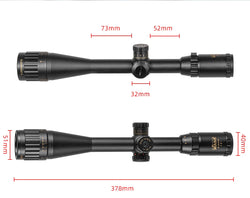 DIANA 6-24X44 Tactical Optic Cross Sight Green Red Illuminated Riflescope Hunting Rifle Scope Sniper Airsoft Air Guns