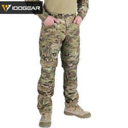 IDOGEAR Combat UFS Pants Tactical Pants w/ Knee Pads Camo Trousers Outdoor Hunting 3209
