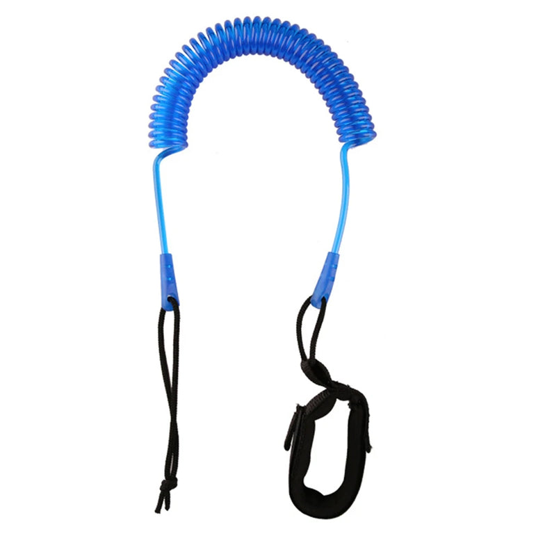 Coiled Leash Leg Rope Kit Paddle Board Surfboard Portable 10 Feet Surfing Board Stand Up Safety Watering Elements