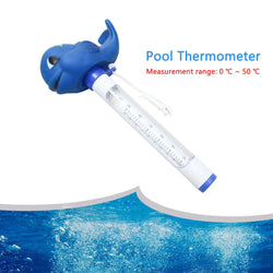 Swimming Pool Thermometer Cartoon Cute Whale  0℃-50℃ Thermometer Meter Funny Bath Thermometer for Outdoor Indoor Swimming Pools