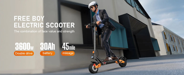 Dual Motor Adult Dual Shock-Absorbing Electric Scooter Long Endurance Double Rocker Arm Commuter Off-Road E-Scooter