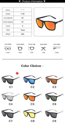 Sports Polarized Sunglasses Men Women Classic Square Plastic Driving Sun Glasses Male Fashion Black Outdoor Shades UV400