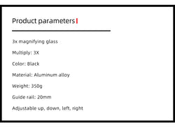 DOCTER 1x40 Red Dot 3x Magnifier Holographic Green Dot Sight  Tactical Red Dot 3x Magnifier Combination Hunting