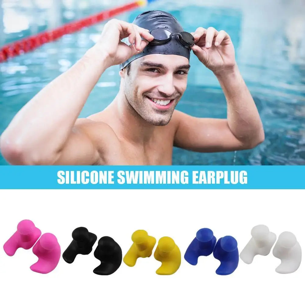 Swimming Ear Plug Sleeping Ear Plugs Sound Insulation Silicone Diving Ear Plugs Waterproof Noise Reduction for Hearing Safety