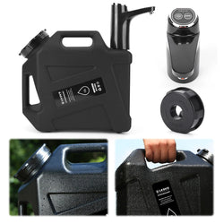 12L Portable Emergency Water Can with Water Dispenser & Adapter Drinking Water Bucket Water Dispenser Carrier for Camping Hiking