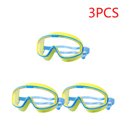1-5PCS Swim Goggles Anti Fog Swimming Goggles Waterproof HD Swim Glasses Large Frame UV Protection Swim Goggles for Boys Girls