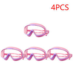 1-5PCS Swim Goggles Anti Fog Swimming Goggles Waterproof HD Swim Glasses Large Frame UV Protection Swim Goggles for Boys Girls