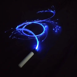 LED Whips LED Light Up Swivel Dancing Fiber Optic Whips Reusable Battery Powered Fiber Optic Whip Glowing Whips With 4 Variable