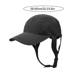 Beach Surf Caps Breathable Sun Hat Summer Outdoor Fishing Caps Chin Adjustable Bucket Hat Water Sport Caps Riding Hiking Sun Hat