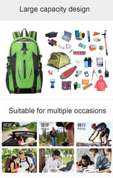 Oulylan Outdoor Sports Backpacks Camping Hiking Backpacks Sports Bag Mountaineering Bag Waterproof Climbing Backpacks Men Women
