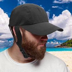 Beach Surf Caps Breathable Sun Hat Summer Outdoor Fishing Caps Chin Adjustable Bucket Hat Water Sport Caps Riding Hiking Sun Hat