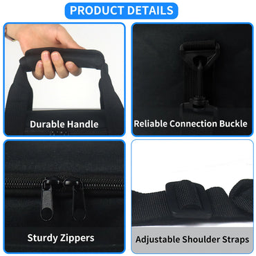 Power Station Bag Carrying Case Compatible With Jackery Explorer 240 300 160 Large Capacity For Charging Cable And Accessories