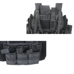LQARMY 1000D Tactical Vest Sniper Chest Rig Airsoft Vest Armor Vest Gear Carrier Load Bearing Vest Hunting Clothes