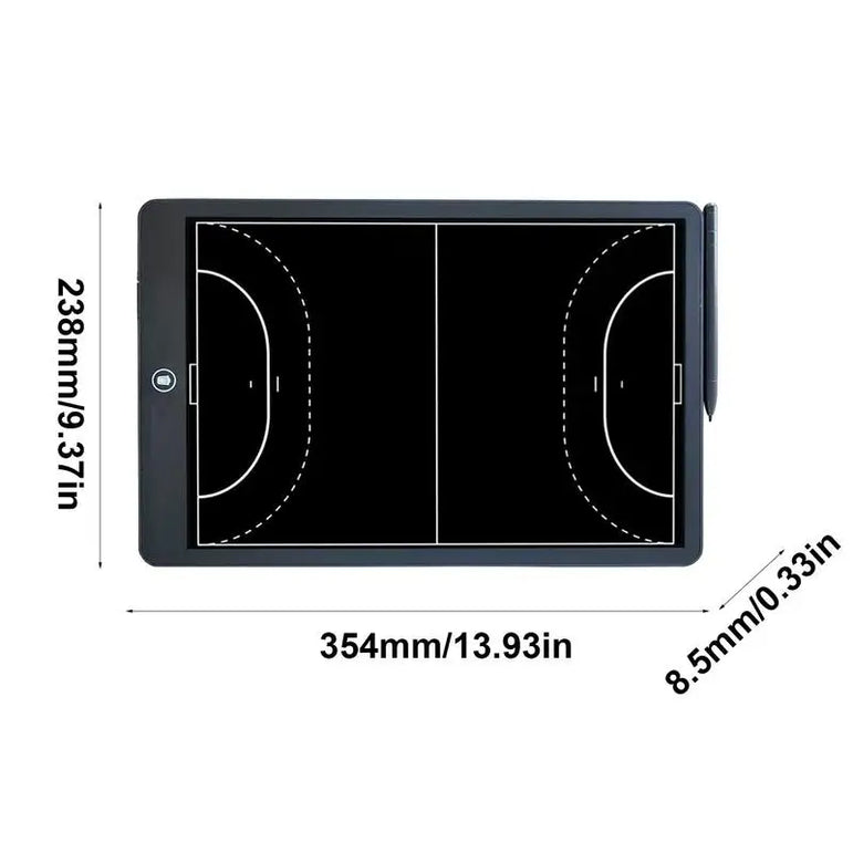 LCD Writing Tablet For Adults 16 Inches Soccer Tactics Board Basketball Coaching Board Soccer Coaches Clipboard Strategy LCD