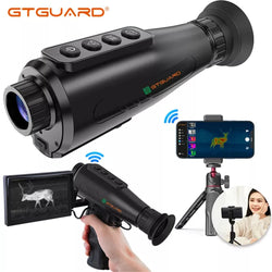 GTGUARD Ai15 Night Vision Goggles Outdoor Detector Handheld Monocular IR Thermal Imaging Telescope AI Super-resolution 384*288HD