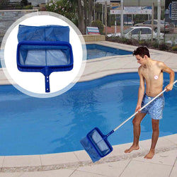 Pool Skimmer Net Large Capacity Leaves Cleaning Net Rubbish Cleaning Rake for Cleaning Spa Pond Pool Hot Tubs Fountains