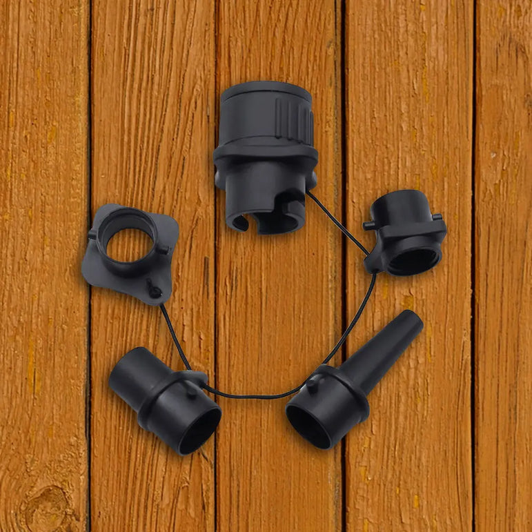 Air Valve Pump Connector with Air Valve Nozzles Paddleboard Pump Adapter for Inflatable Boat Stand-Up Paddleboard Bed
