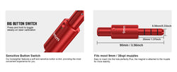 9MM 38SPL multifunctional magnetic red green light trainer, dual-purpose for training and calibration