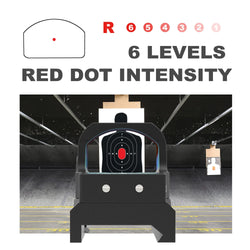 VictOptics V3 1x17x26 Red Dot Sight For Close-in Work&General Shooting Compatible With R.M.R Footprint For Airsoft