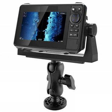 360 Degree Swivel Ball Mount Marine Kayak Electronic Fish Finder Mount Base Fishfinder GPS Plate Rotating Boat Supporter sonar