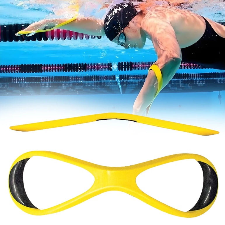 Manta Freestyle Swimming Paddles Ergonomic Professional Strokes Practice Correction Swim Training Paddle 8 Shape Accessroy