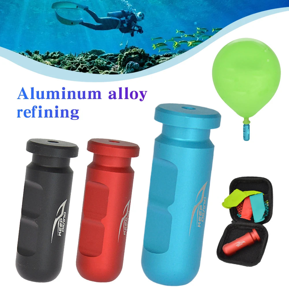 Frenzel Ear Equalization Training Tool Anodized Aluminum Alloy Underwater Apnea Auxiliary Practing Tool Professional Tool
