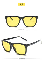 Sports Polarized Sunglasses Men Women Classic Square Plastic Driving Sun Glasses Male Fashion Black Outdoor Shades UV400