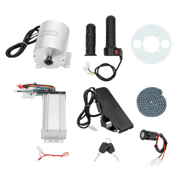 3KW Electric Brushless Motor Kit 48-72V Electric Bike Motorcycle E-Scooter Conversion Kits Controller Throttle
