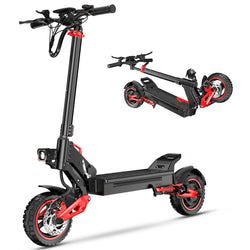 Electric Scooter 1600W Motor 48V18AH Battery E-Scooter Dual Disc Brakes 10inch Off-road Tire Maximum Speed 50KM/H City EScooters