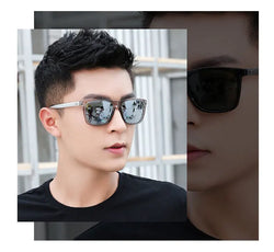 Sports Polarized Sunglasses Men Women Classic Square Plastic Driving Sun Glasses Male Fashion Black Outdoor Shades UV400