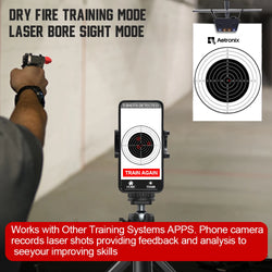 9MM 38SPL multifunctional magnetic red green light trainer, dual-purpose for training and calibration