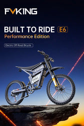 FVKING E6 Electric Bike Adults 2000W Peak Gear Hub Motors Electric Motorcycle 52V40AH Battery Speed 60Kmh Mountain E-bikes GT73