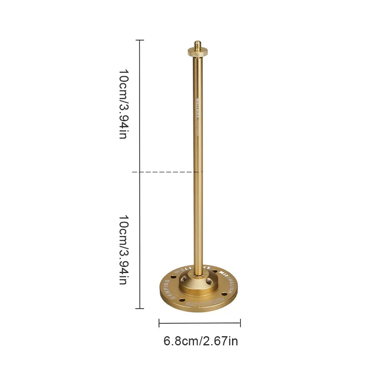 Camping Lights Support Aluminum Alloy Lantern Stand Holder 1/4In Extended Pole Detachable Light Pole for Outdoor Camping