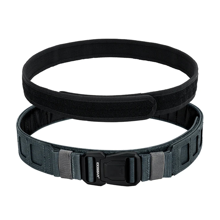 IDOGEAR 2 inch Tactical Belt LSR MOLLE Quick Release Metal Buckle Lightweight Man Outdoors Training Waistband 3433