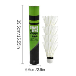 12PCS Badminton Shuttlecock duck Feather Badminton Shuttlecock Training Sports High Speed Badminton Ball