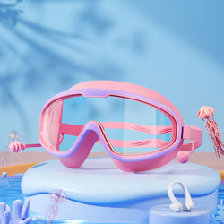 1-5PCS Swim Goggles Anti Fog Swimming Goggles Waterproof HD Swim Glasses Large Frame UV Protection Swim Goggles for Boys Girls