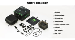 Shooting Earplugs ANC NRR27dB - Tactical Bluetooth Earbuds with Active Noise Cancelling for Hunting Military Ear Protection