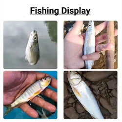 10pcs Fish Bladed Inline Spinner Fishing Lure Fly Tying Poisonous Mosquito Hook Fishing Group Micro-Sequin Sequins Spinning Fly