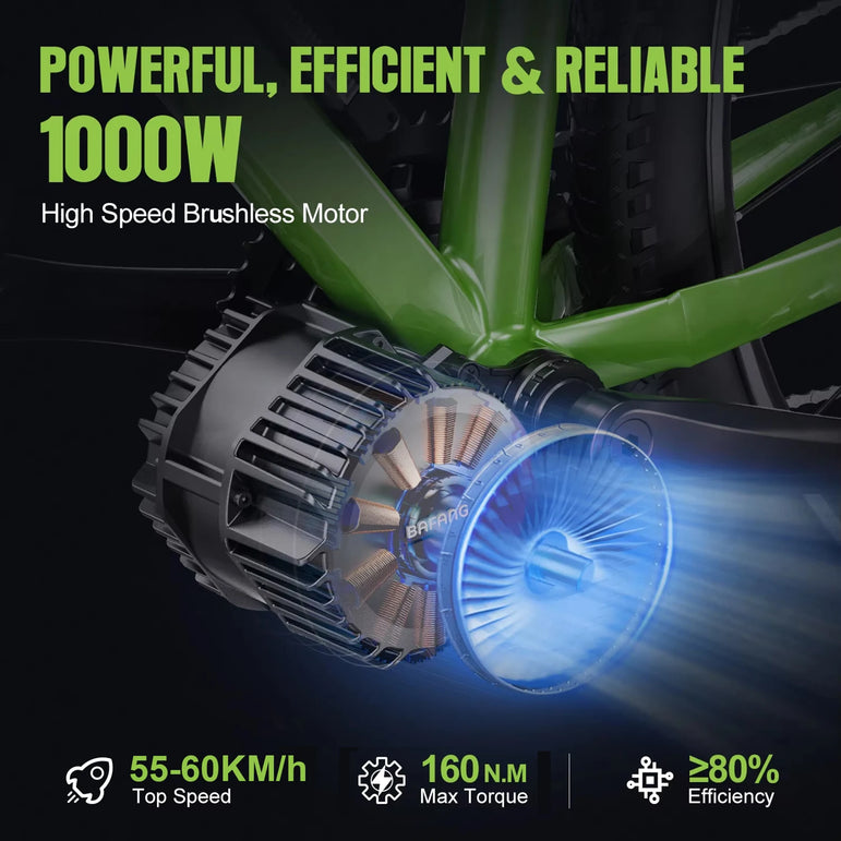Bafang 48V 52V 1000W CAN Motor BBSHD Ebike Conversion Kit Electric Bicycle Mid Drive Engine BBS03 M615 MM G320.1000.C