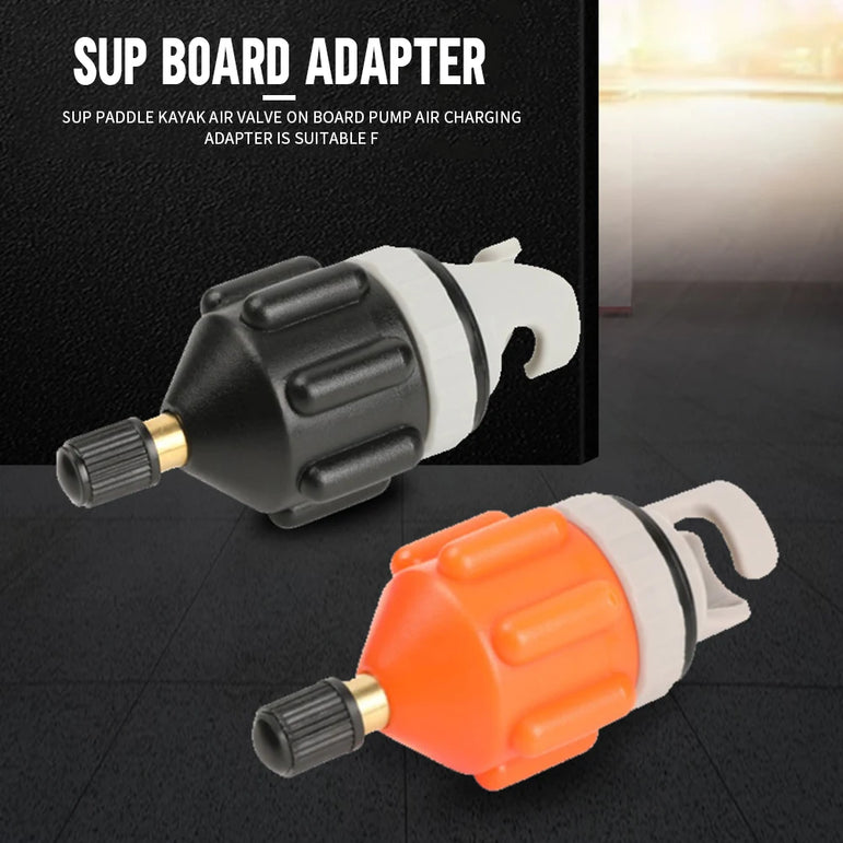 For SUP Board Kayak Nylon Rowing Boat Air Valve Adaptor Inflatable Pump Adapter