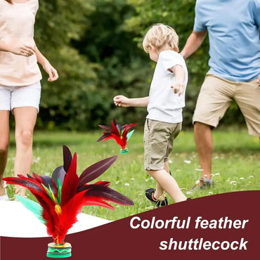 Kick Shuttlecock Chinese Jianzi Colorful Feather Kick Shuttlecock Indoor Outdoor Game Interactive Foot Sports Equipment